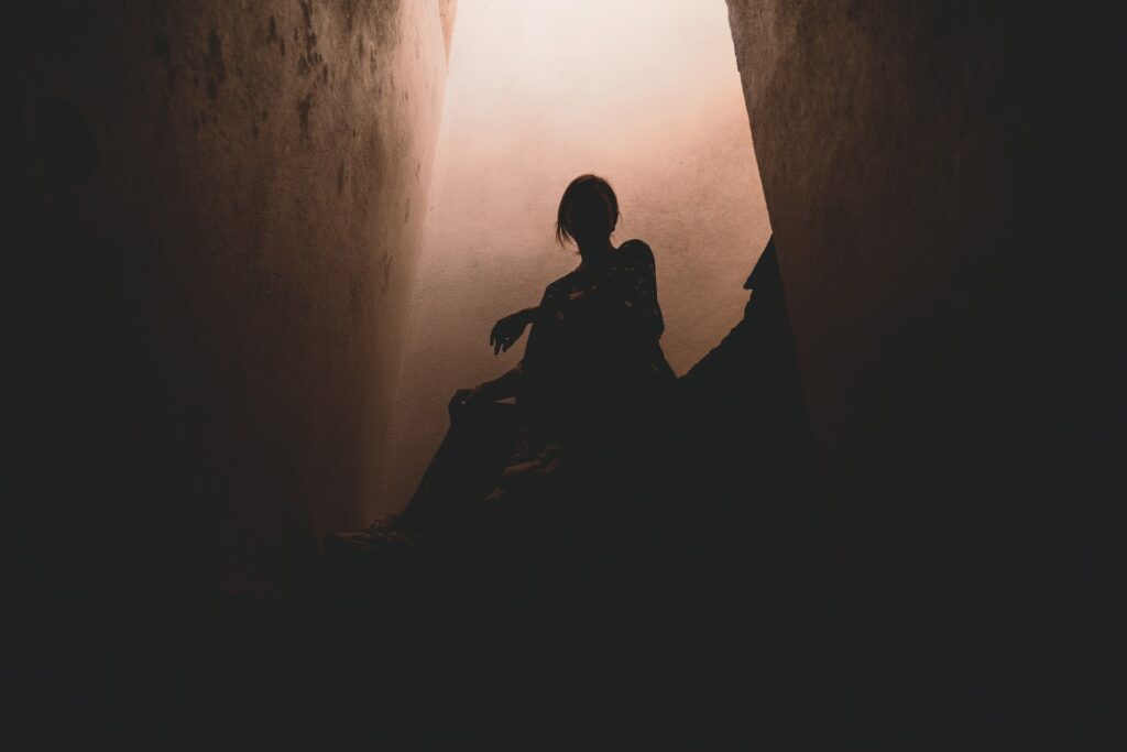 Woman in Silhouette