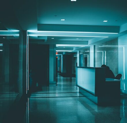 Dark Hospital Corridor