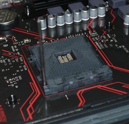 Motherboard with open CPU port